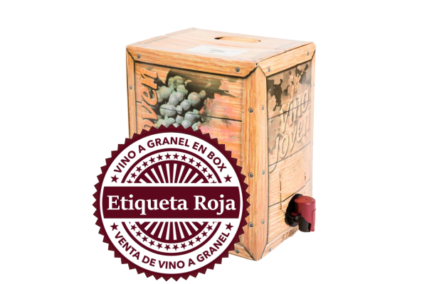 bag in box vino etiqueta roja 5 litros