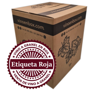 bag in box vino etiqueta roja 15 litros